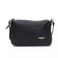 Black Polyethylene Women Shoulder Bag