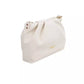 Beige Polyethylene Women Shoulder Bag