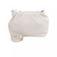 Beige Polyethylene Women Shoulder Bag