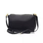 Black Polyethylene Women Shoulder Bag