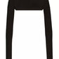 Elegant Black Viscose Blend Cover-Up