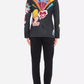 Classic Black One-Button Martini Jacket