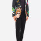 Classic Black One-Button Martini Jacket