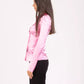 Chic Satin Blend Long Sleeve Blouse