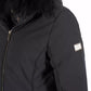 Elegant High-Collar Hooded Women's Jacket