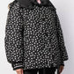 Chic Reversible Polka Dot Hooded Jacket
