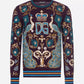 Elegant Cashmere Emblem Sweater