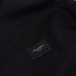 Elegant Black Nylon Bomber Jacket