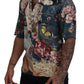 Elegant Silk Floral Men's Casual Shirt