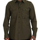 Elegant Green Casual Long Sleeve Shirt