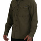 Elegant Green Casual Long Sleeve Shirt