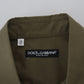 Elegant Green Casual Long Sleeve Shirt