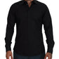Elegant Slim Fit Formal Black Dress Shirt