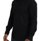 Elegant Slim Fit Formal Black Dress Shirt
