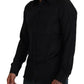 Sleek Silk Black Dress Shirt Slim Fit