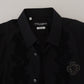 Elegant Slim Fit Formal Black Dress Shirt
