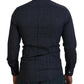 Elegant Slim Fit Dark Blue Dress Shirt