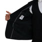 Elegant Black Martini 3-Piece Wool Suit