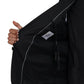 Elegant Black Wool Silk 3-Piece Martini Suit