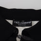 Elegant Black Silk Pullover Sweater