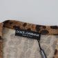 Elegant Leopard Wool Cardigan Sweater