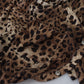 Elegant Leopard Wool Cardigan Sweater