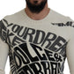 Elegant Off White Virgin Wool Sweater