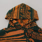 Elegant Multicolor Hooded Pullover Sweater