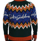 Multicolor Virgin Wool Pullover Sweater