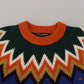 Multicolor Virgin Wool Pullover Sweater