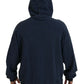 Elegant Dark Blue Cotton Pullover Sweater