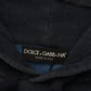Elegant Dark Blue Cotton Pullover Sweater