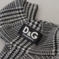 Elegant Gray Plaid Pullover Sweater