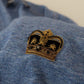 Elegant Blue Cotton Cardigan Sweater