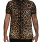 Leopard Print Cotton Casual Tee