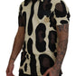 Multicolor Cow Print Casual T-Shirt