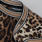 Leopard Print Sleeveless Cotton Tee