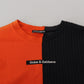 Multicolor Wool Blend Casual Tee