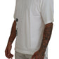 Elegant Crew Neck Cotton Tee