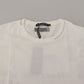Elegant Crew Neck Cotton Tee