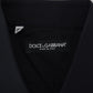 Elegant Black Silk Blend Dress Shirt