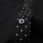 Elegant Black Silk Blend Dress Shirt