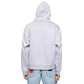Chic Patchwork Cotton Hooded Sweatshirt