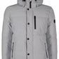 Sleek Quilted Down Jacket with Hood