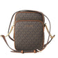Jet Set Travel Medium Signature North South Chain Crossbody Handbag Brown