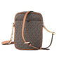 Jet Set Travel Medium Signature North South Chain Crossbody Handbag Brown