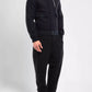 Elegant Wool Blend Fur-Collared Men's Coat