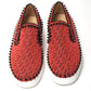 Black Smoothie/Black Pik Boat Flat Techno Shoes
