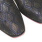 Navy/Nero Colannaki Flat Tissu Shoes