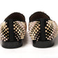 Black Multi/ Metal Galvalion Flat Veau Shoes